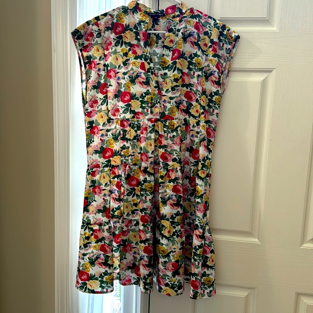 Floral Tiered Dress